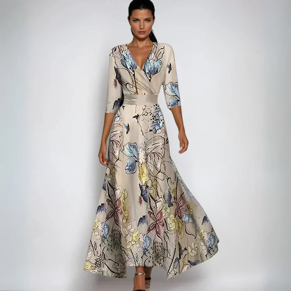 Johanne™ | Elegant floral maxi dress