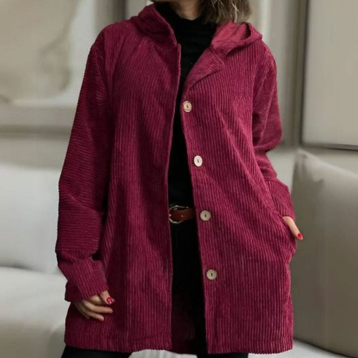 AVERY - Casual Velvet Hoodie Jacket for Autumn