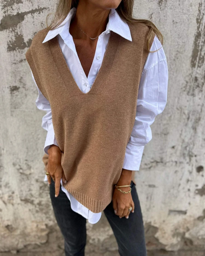 Nachell | Knit Sweater Vest