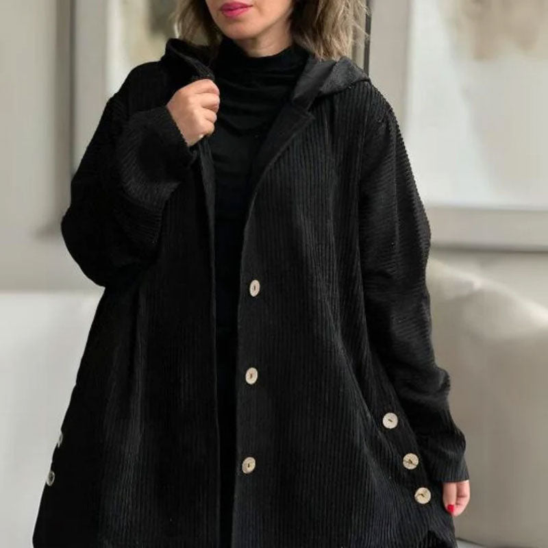AVERY - Casual Velvet Hoodie Jacket for Autumn