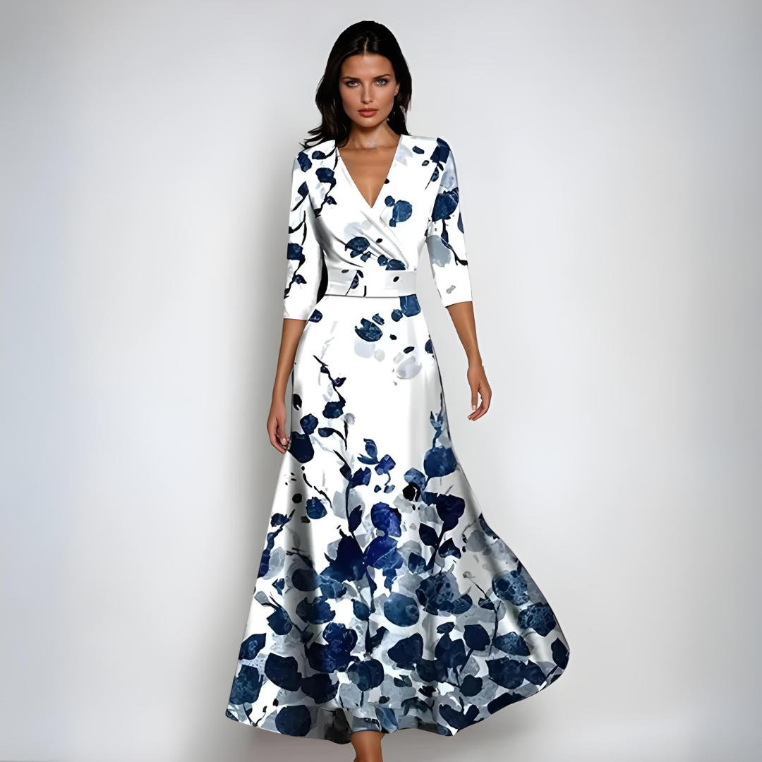 Julie™ | Elegant floral maxi dress