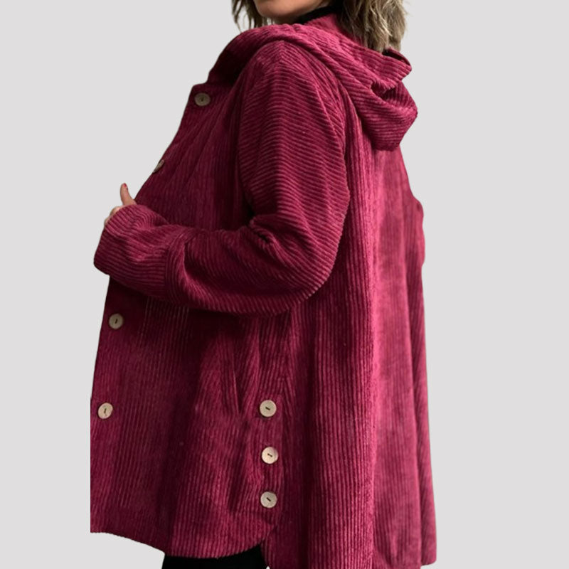 AVERY - Casual Velvet Hoodie Jacket for Autumn