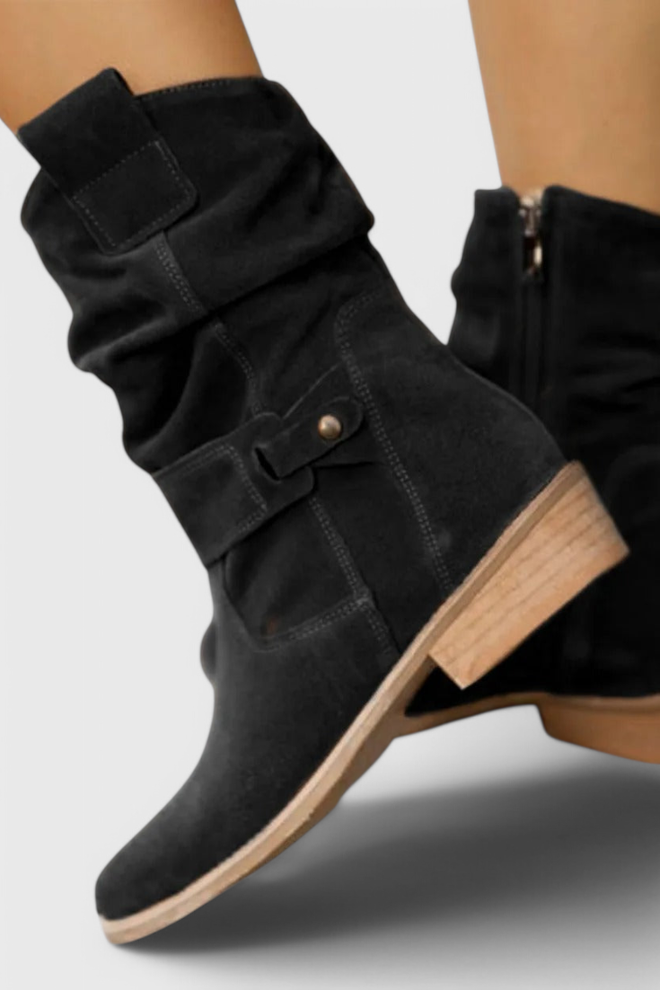 Aira Classic Suede Ankle Booties