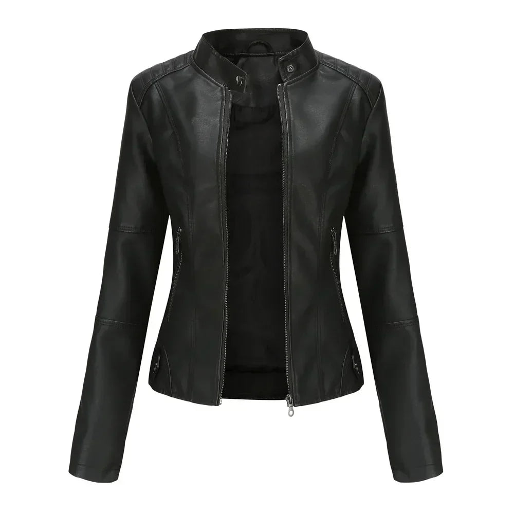 Bellini | Minimalist Smooth Leather Jacket