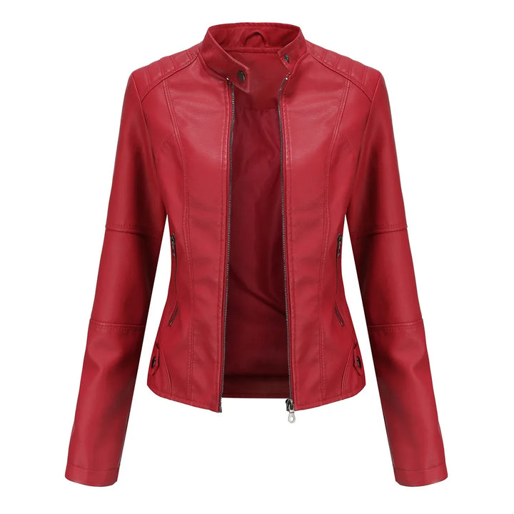 Bellini | Minimalist Smooth Leather Jacket