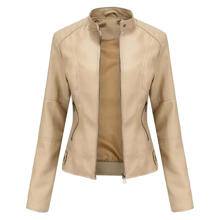 Bellini | Minimalist Smooth Leather Jacket