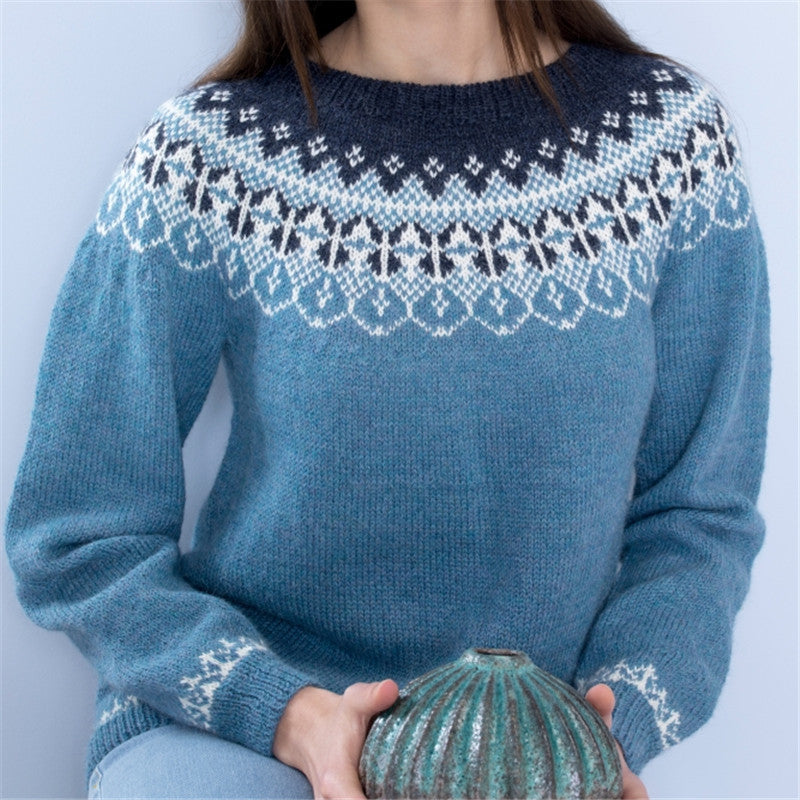 Cornelia | Soft Sweater with Print