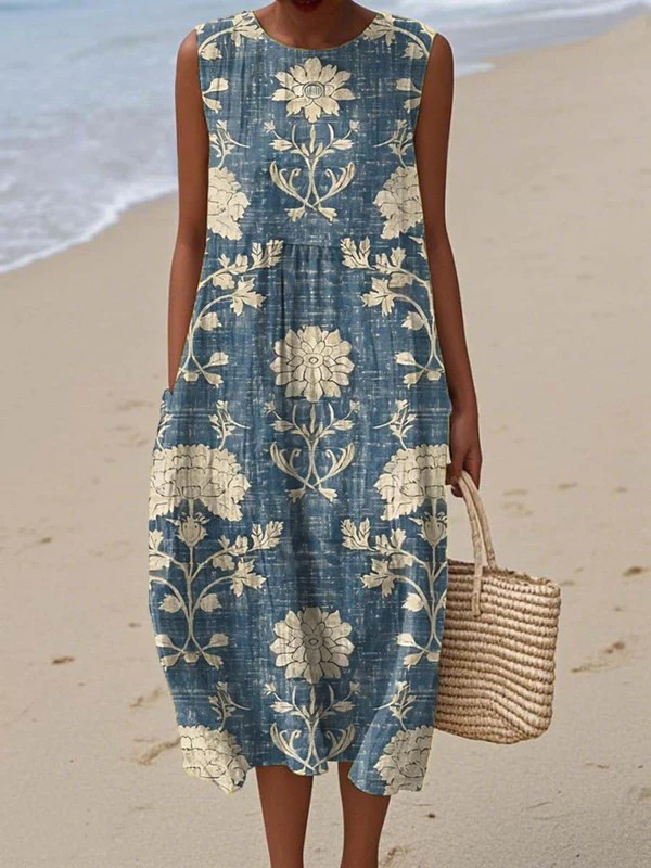 Arlo - Everyday Tie-Back Midi Dress