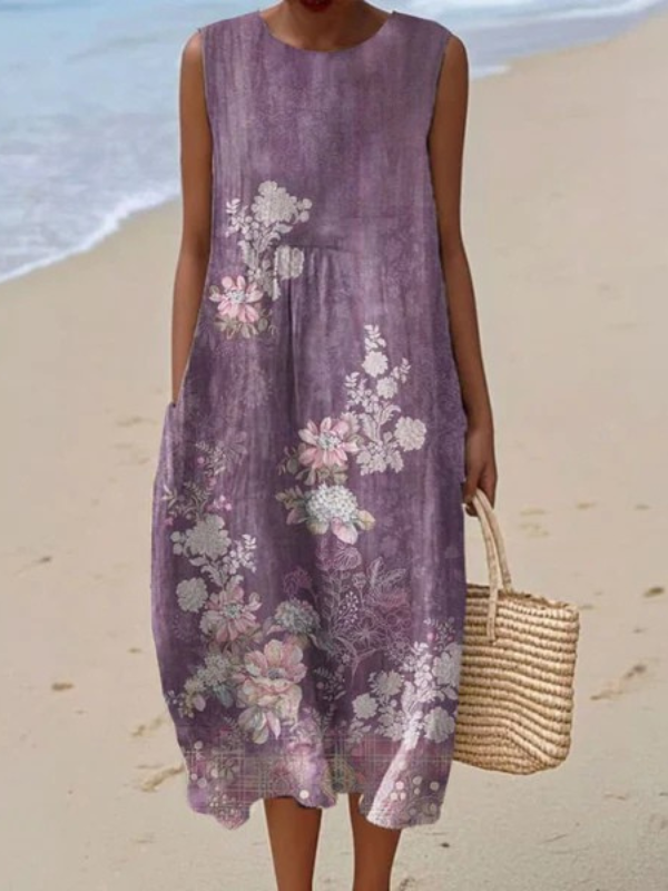 Freya - Everyday Tie-Back Midi Dress
