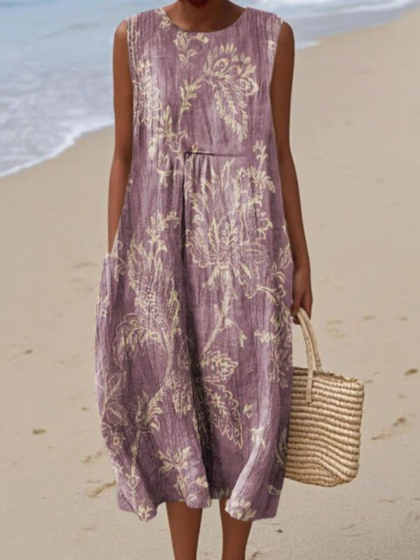 Celine - Everyday Tie-Back Midi Dress