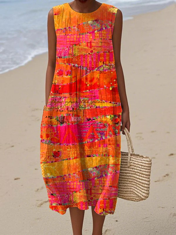 Ivy - Everyday Tie-Back Midi Dress