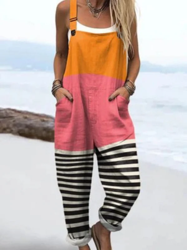 HEIDI | STYLISH ABSTRACT GEOMETRIC PATTERN JUMPSUIT