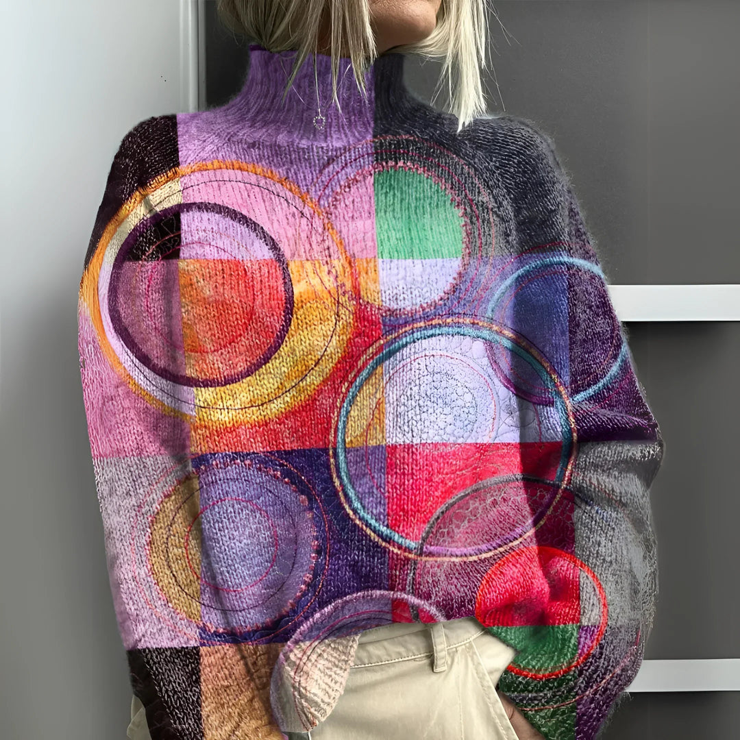 Mila | Colorful Knitted Turtleneck