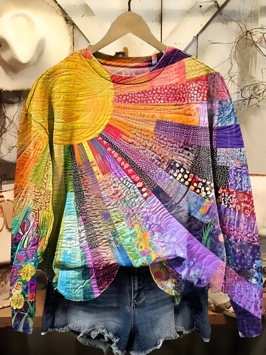 Elin | Colorful Sunbeam Sweatshirt