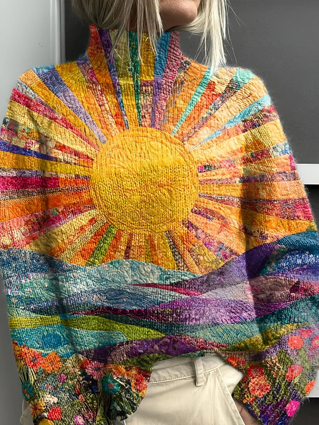 Livia | Colorful Turtleneck