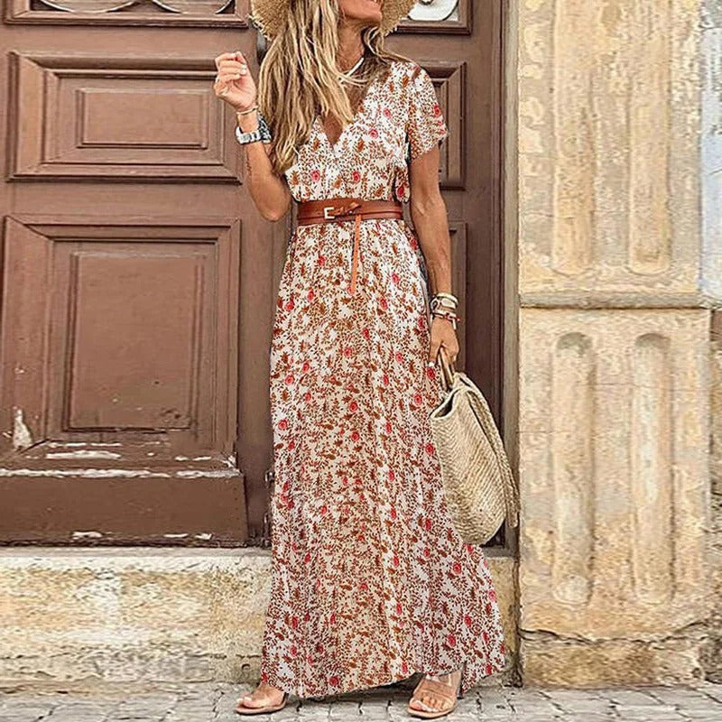 Harper™ - Maxi Ibiza Dress - Including Belt