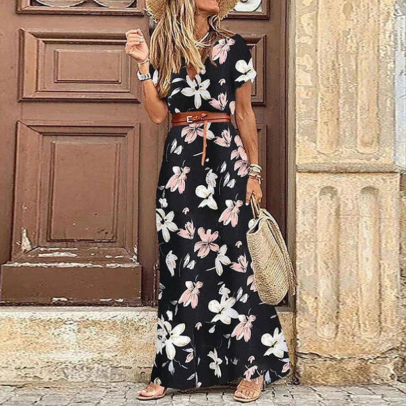 Willow™ - Maxi Ibiza Dress - Includes belt
