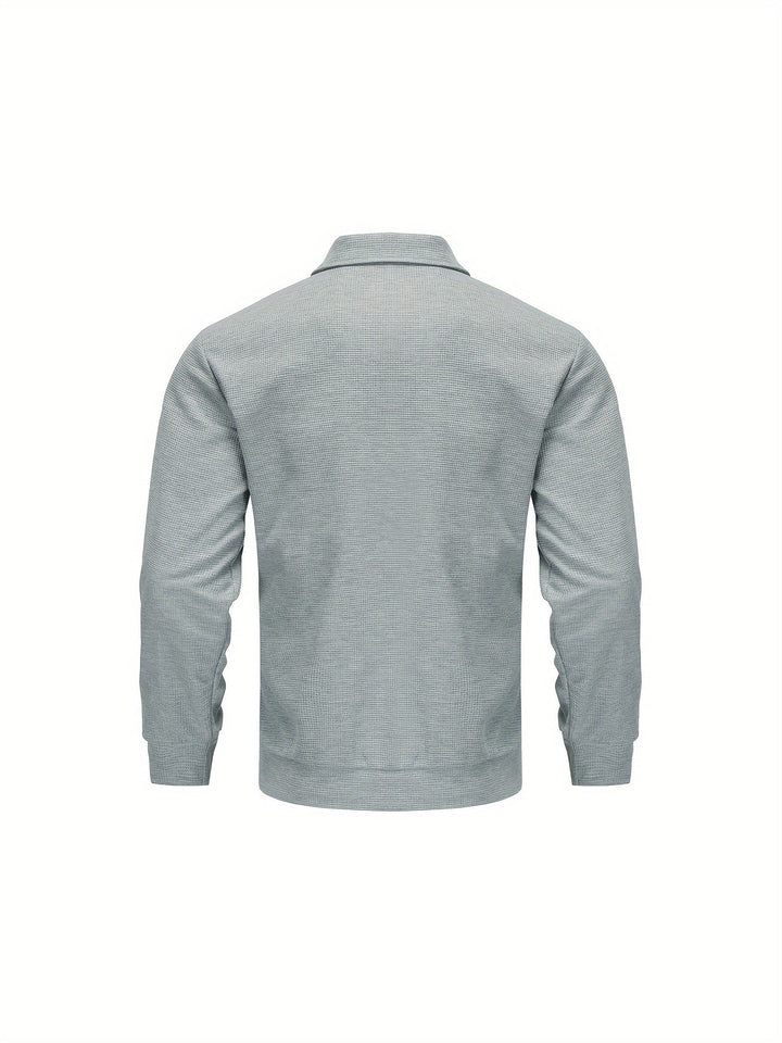 Marvin – Casual Polyester Jacket with Zipper