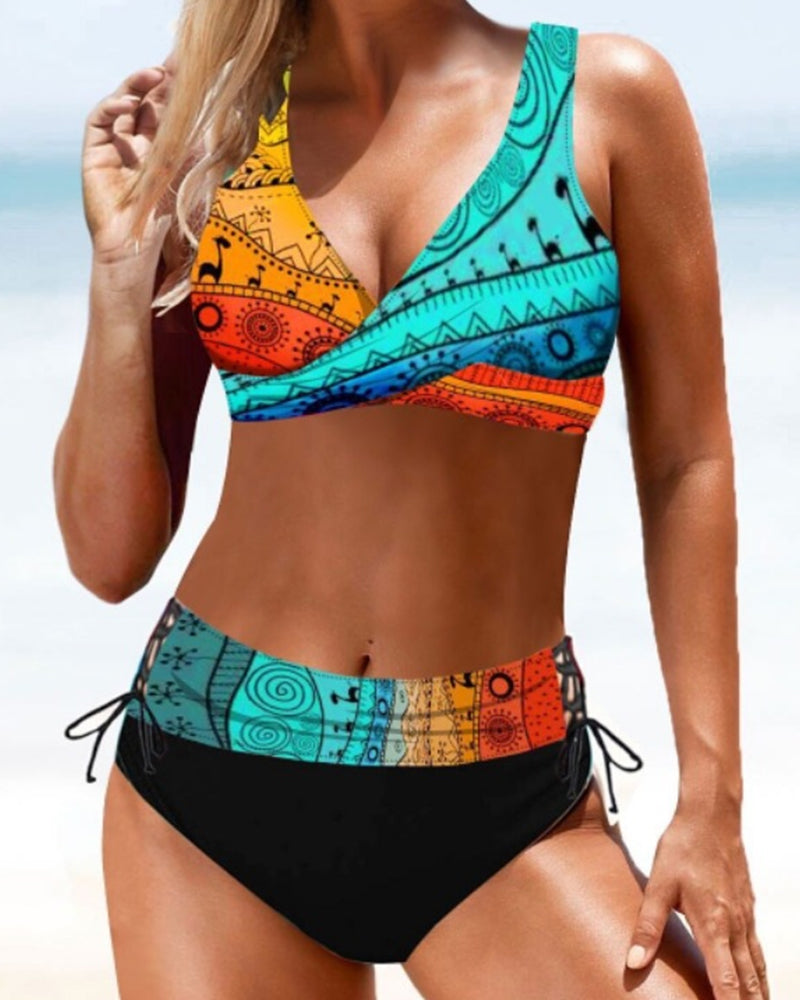 Eva - Vibrant Colorful Bikini