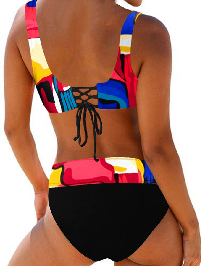Eva - Vibrant Colorful Bikini