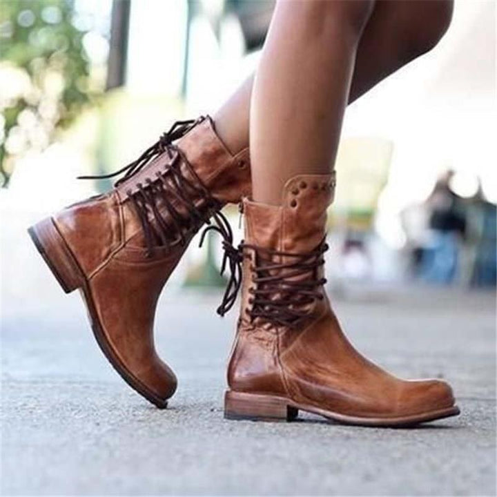 Maura | Lace-up Boots