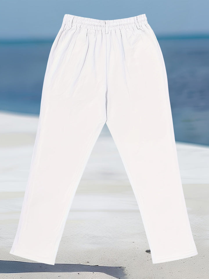 Aznar - Casual Linen Stretch Pants