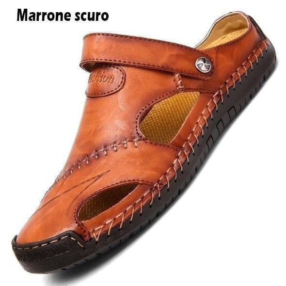 Chris | Orthopedic Leather Sandals