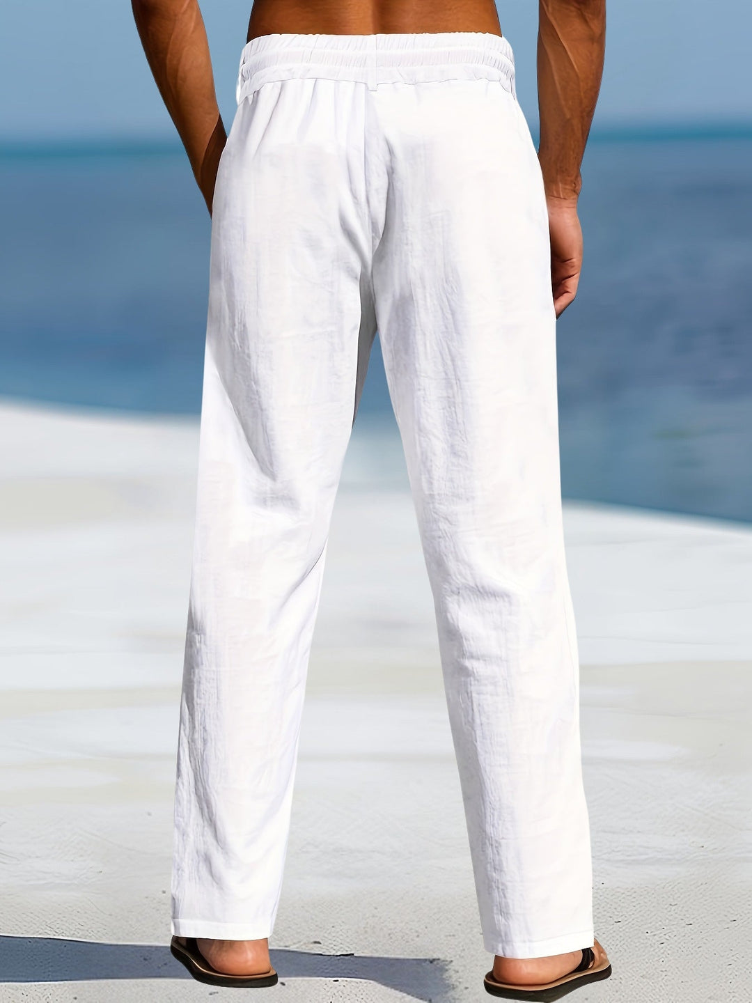Aznar - Casual Linen Stretch Pants