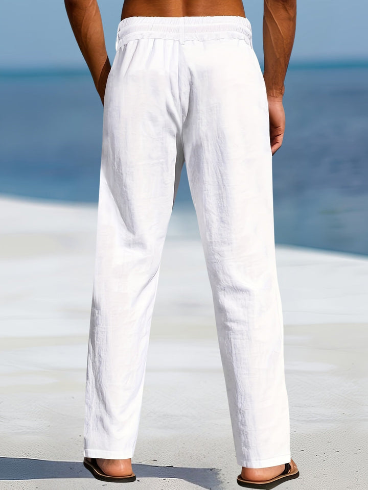 Aznar - Casual Linen Stretch Pants