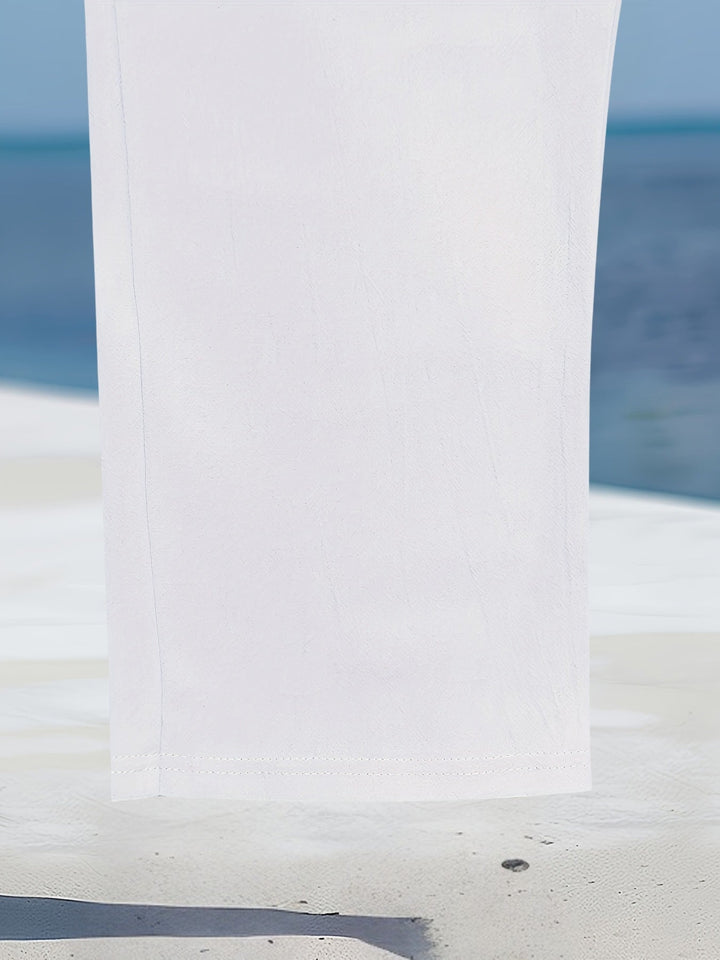 Aznar - Casual Linen Stretch Pants
