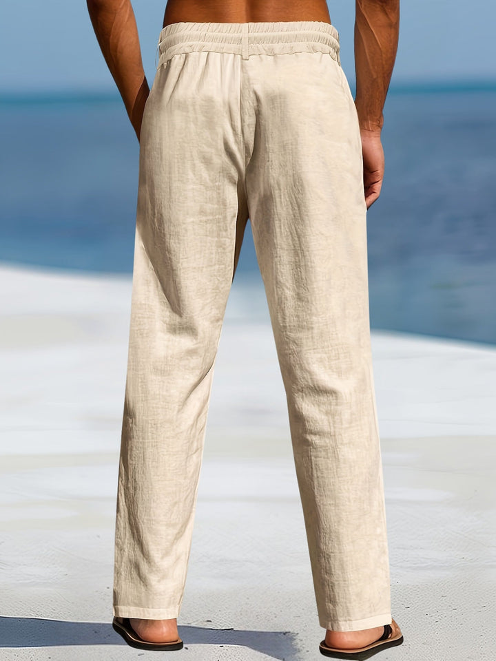 Aznar - Casual Linen Stretch Pants