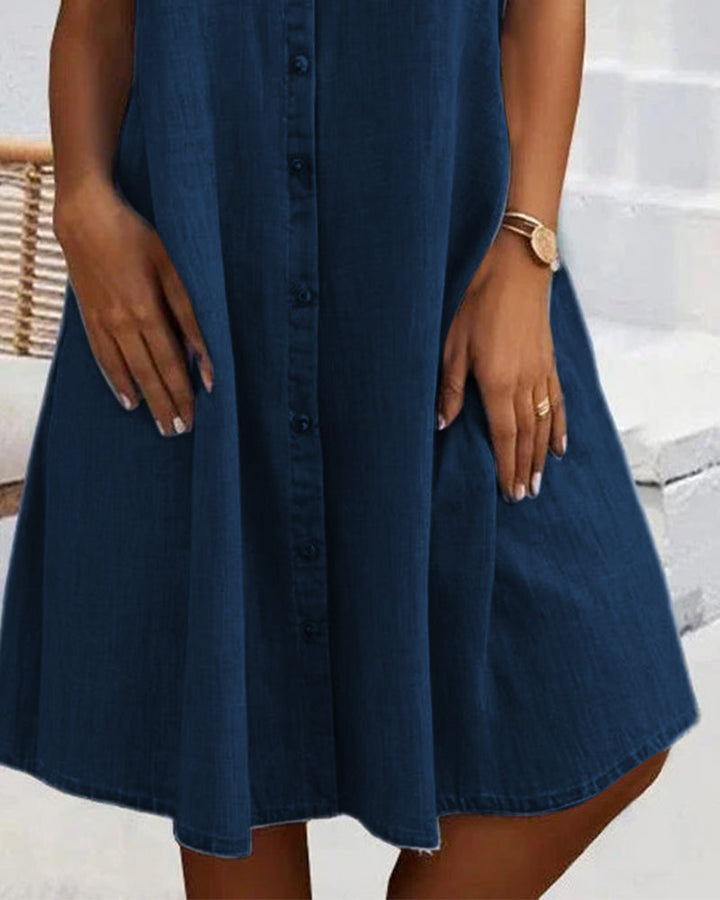 Joanna - Short Sleeved Midi Dress