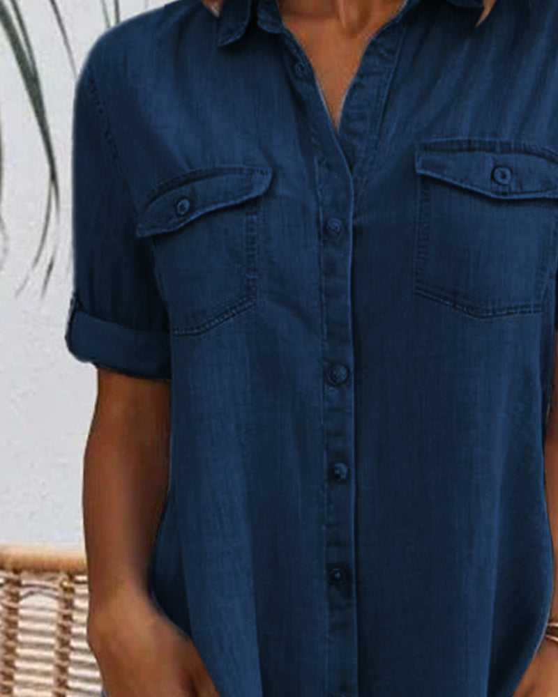 Joanna - Short Sleeved Midi Dress