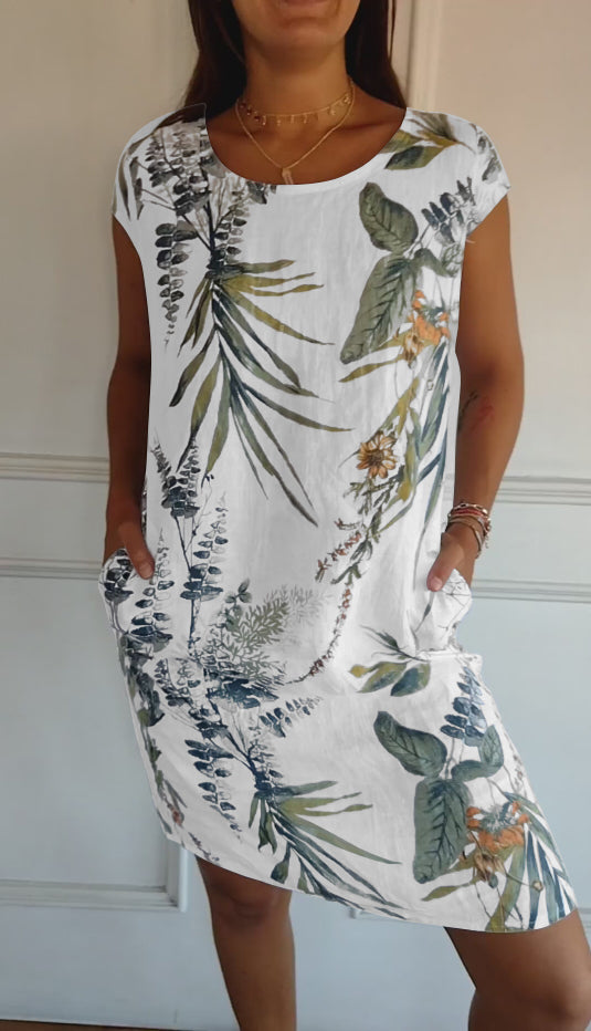 Elarosa | Botanical Breeze Summer Dress
