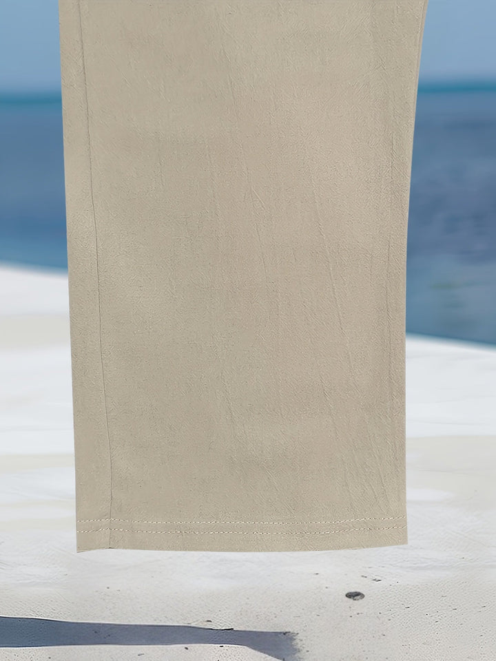Aznar - Casual Linen Stretch Pants