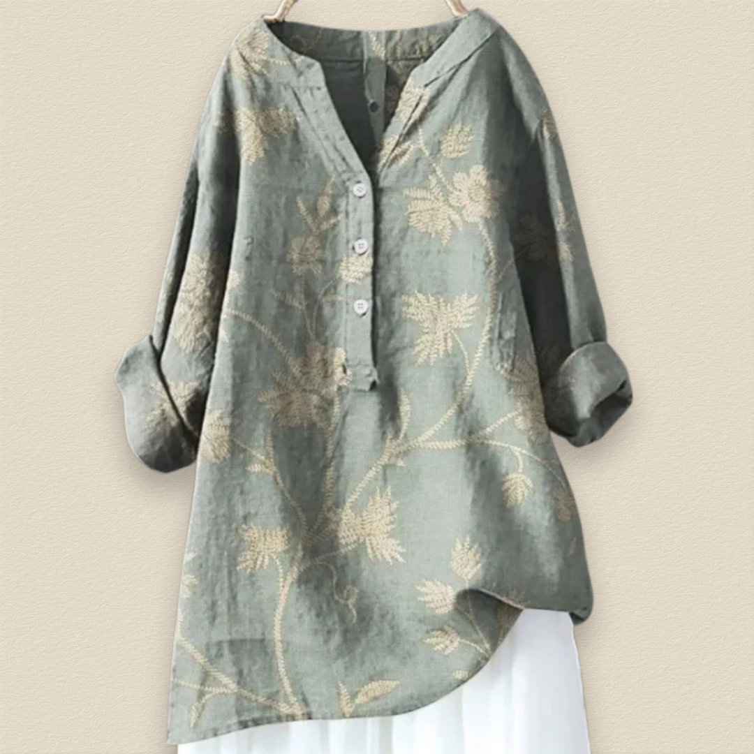 Florellia | Loose Floral Blouse