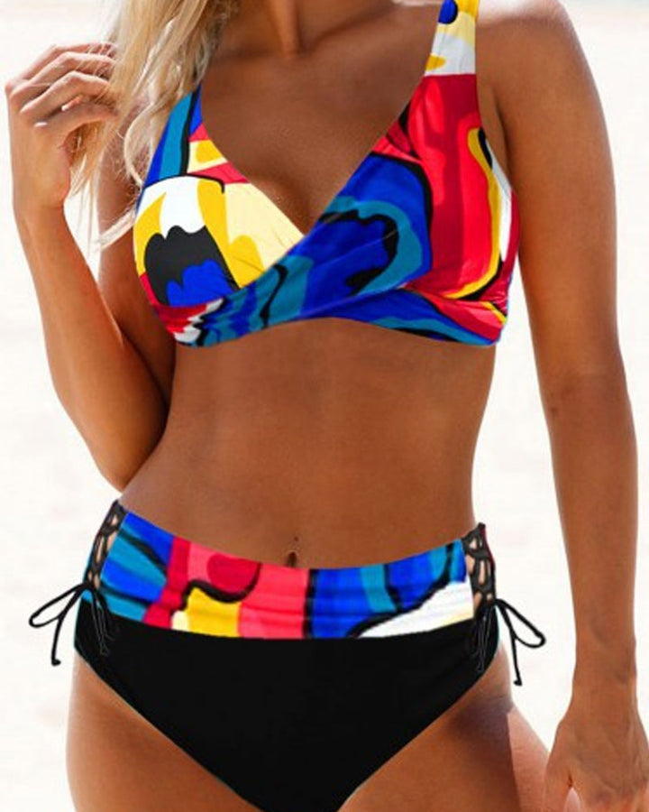 Eva - Vibrant Colorful Bikini