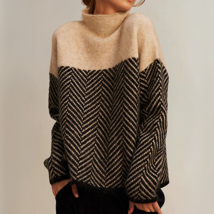 Mona | Cotton Turtleneck Sweater