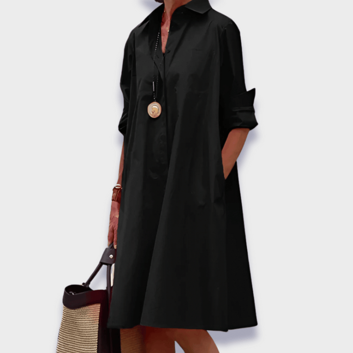 Hilde™ | Stylish Polo Dress in Premium Fabric