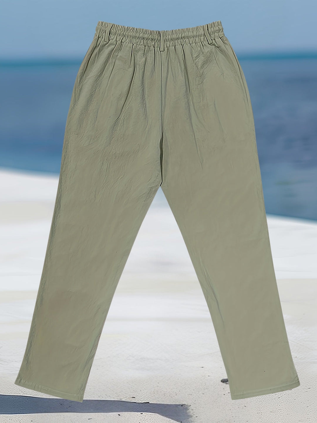 Aznar - Casual Linen Stretch Pants