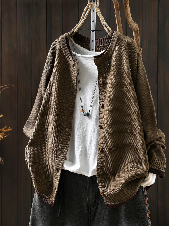 Isolde™ - Textured Cardigan