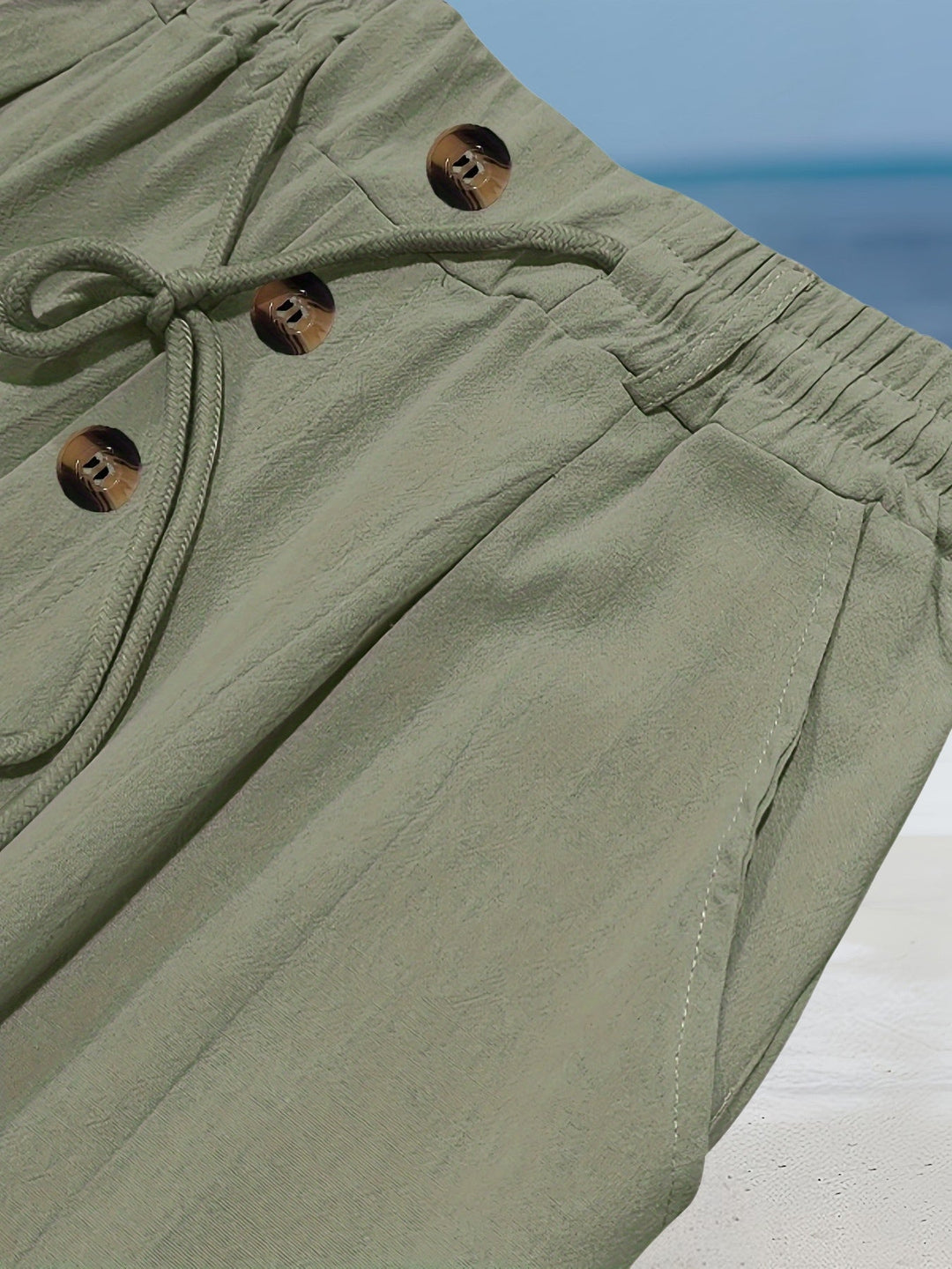 Aznar - Casual Linen Stretch Pants