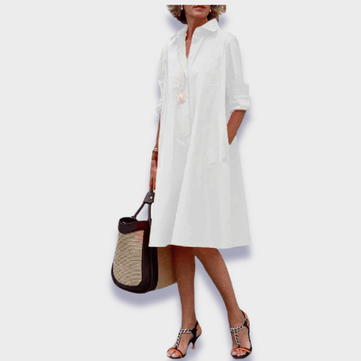 Hilde™ | Stylish Polo Dress in Premium Fabric