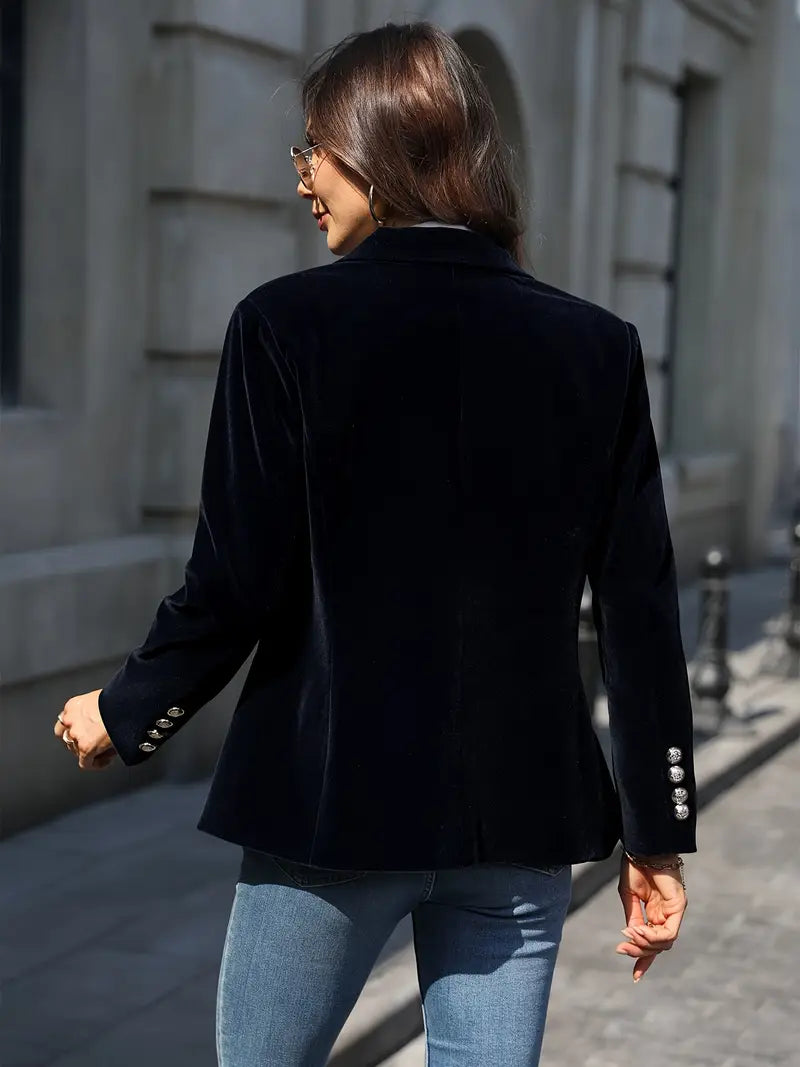 Caterina™ | Elegant velvet blazer