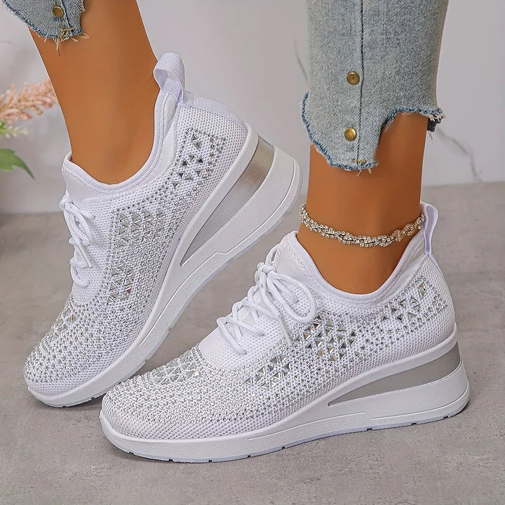 Olivia – Elegant Sparkling Orthopedic Sneakers