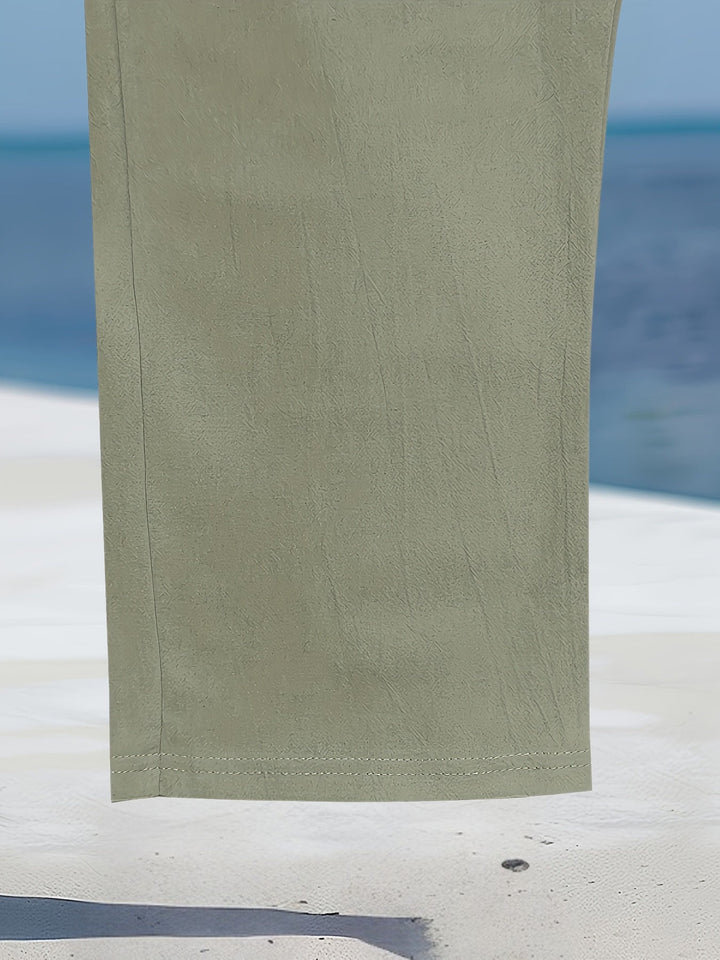 Aznar - Casual Linen Stretch Pants