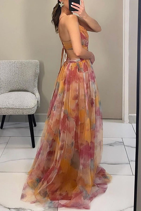 Chloé - Charming Maxi Dress with Floral Print