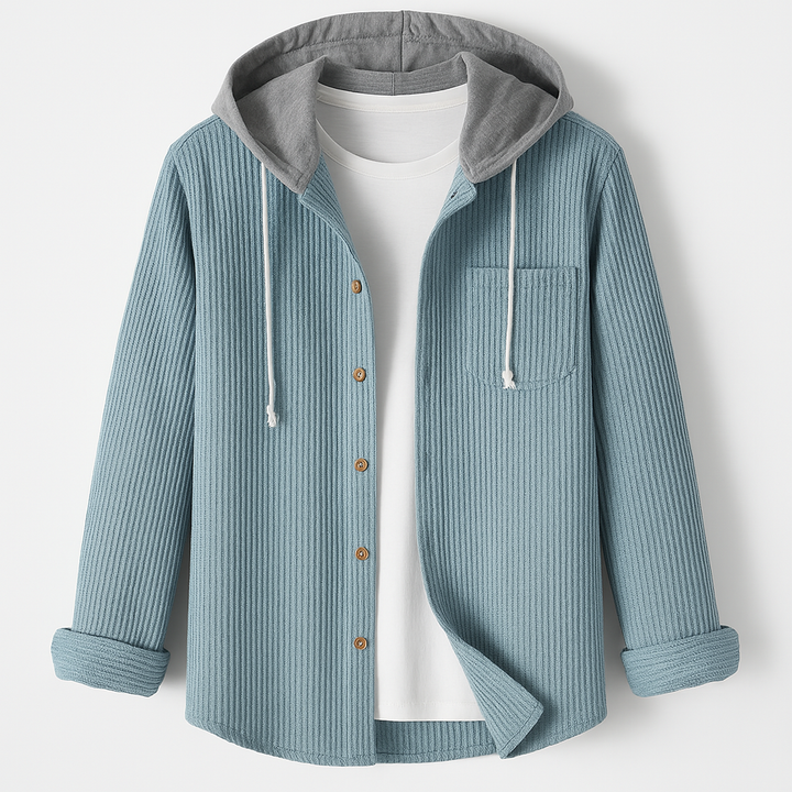 Darcy – Casual Hooded Sweater Made of Corduroy