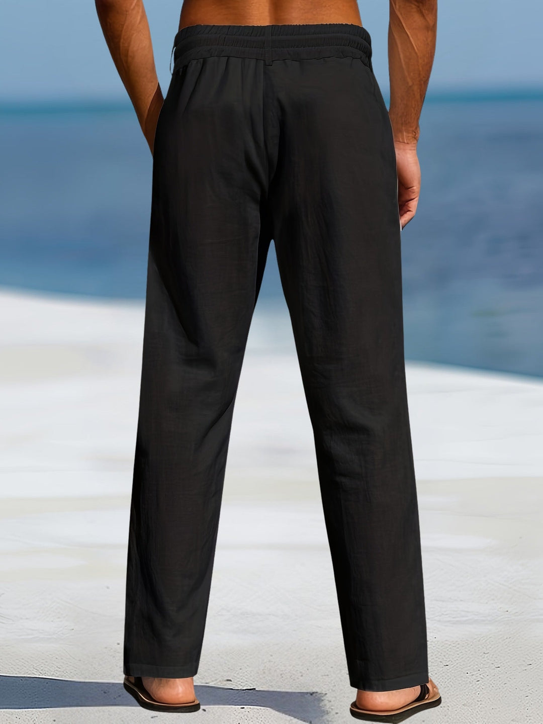 Aznar - Casual Linen Stretch Pants