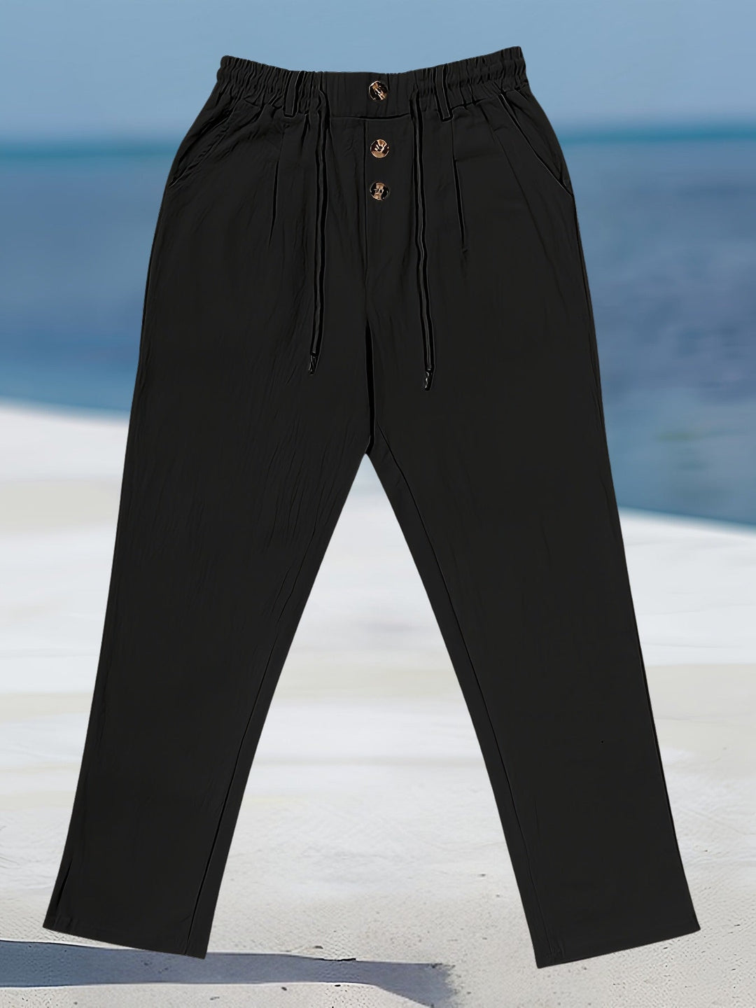 Aznar - Casual Linen Stretch Pants